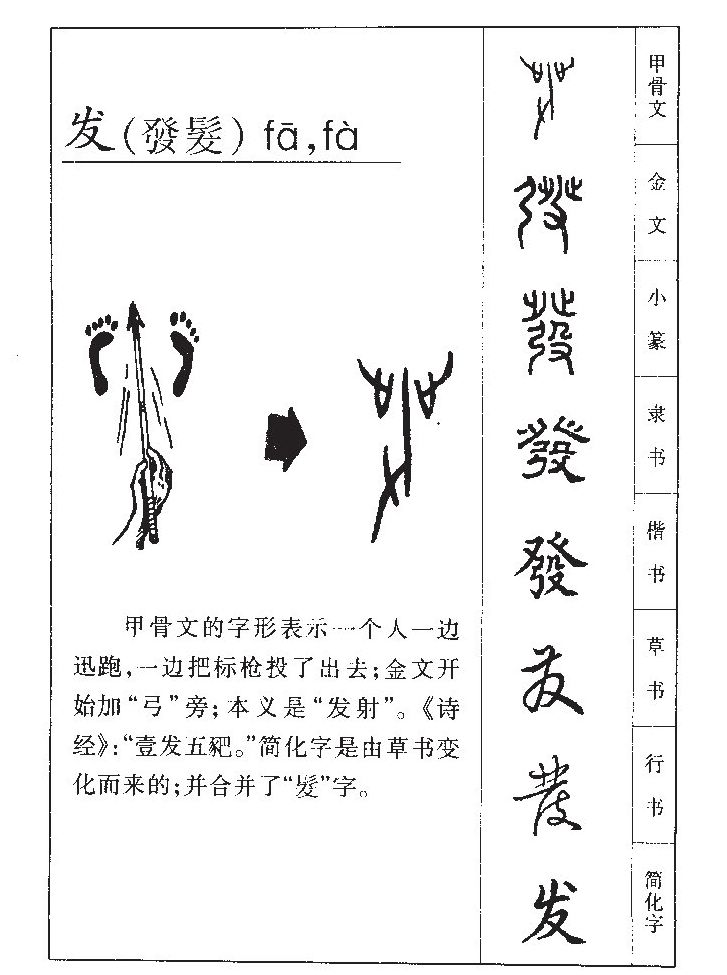 发字字源字形