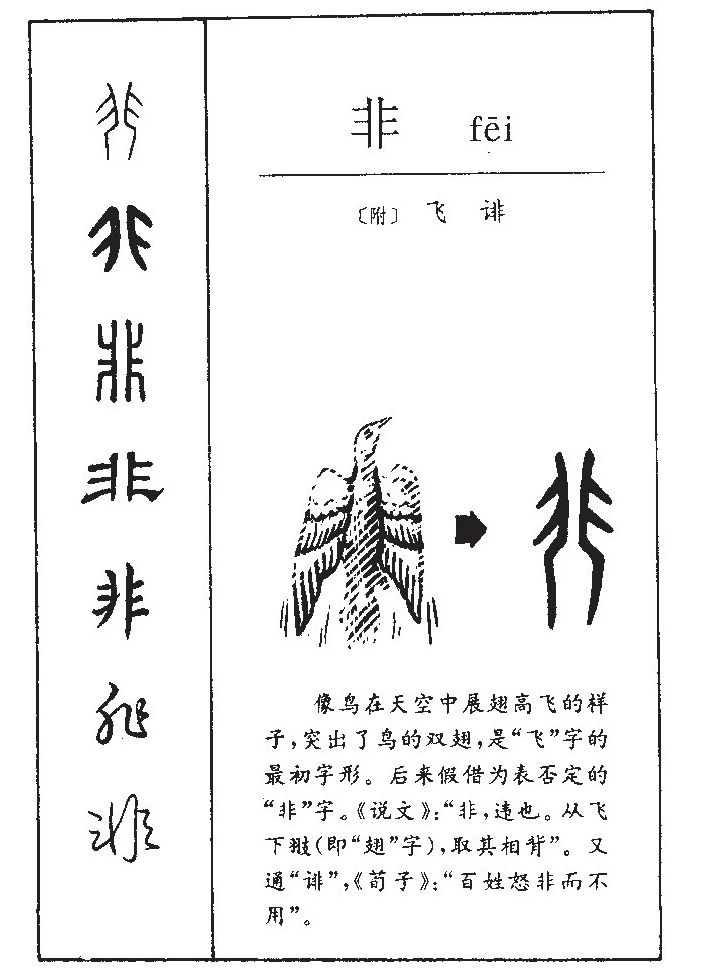 非字字源字形