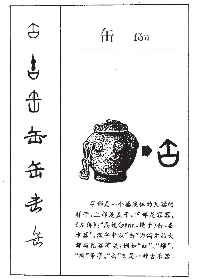缶字字源字形