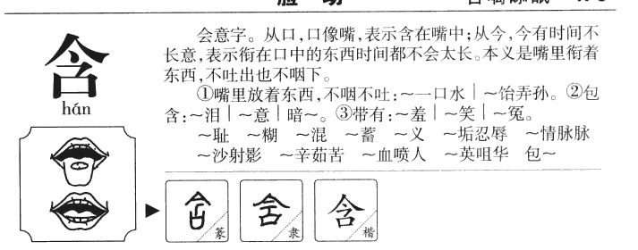 含字字源字形
