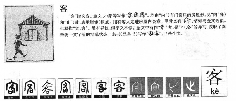客字字源字形