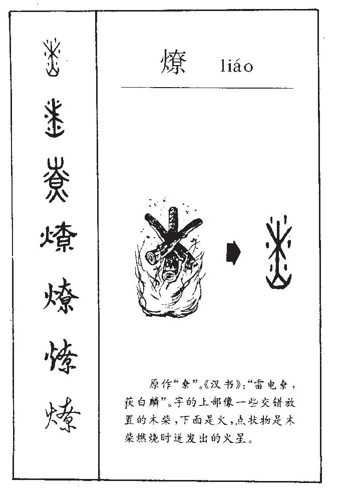 燎字字源字形