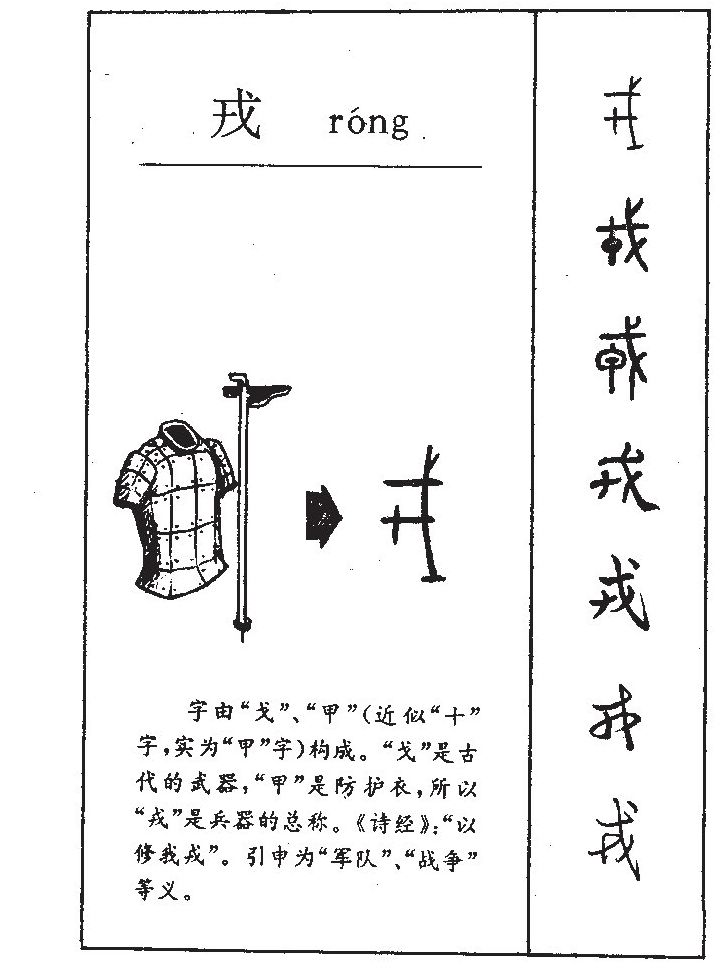 戎字字源字形