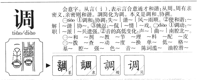 调字字源字形