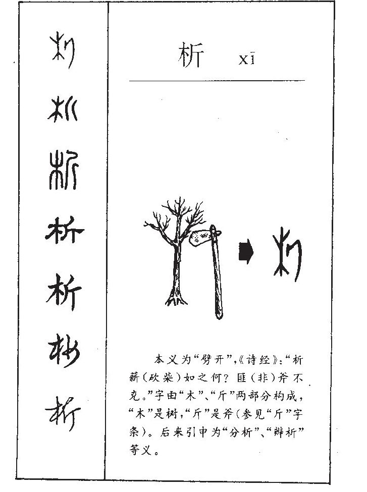 析字字源字形