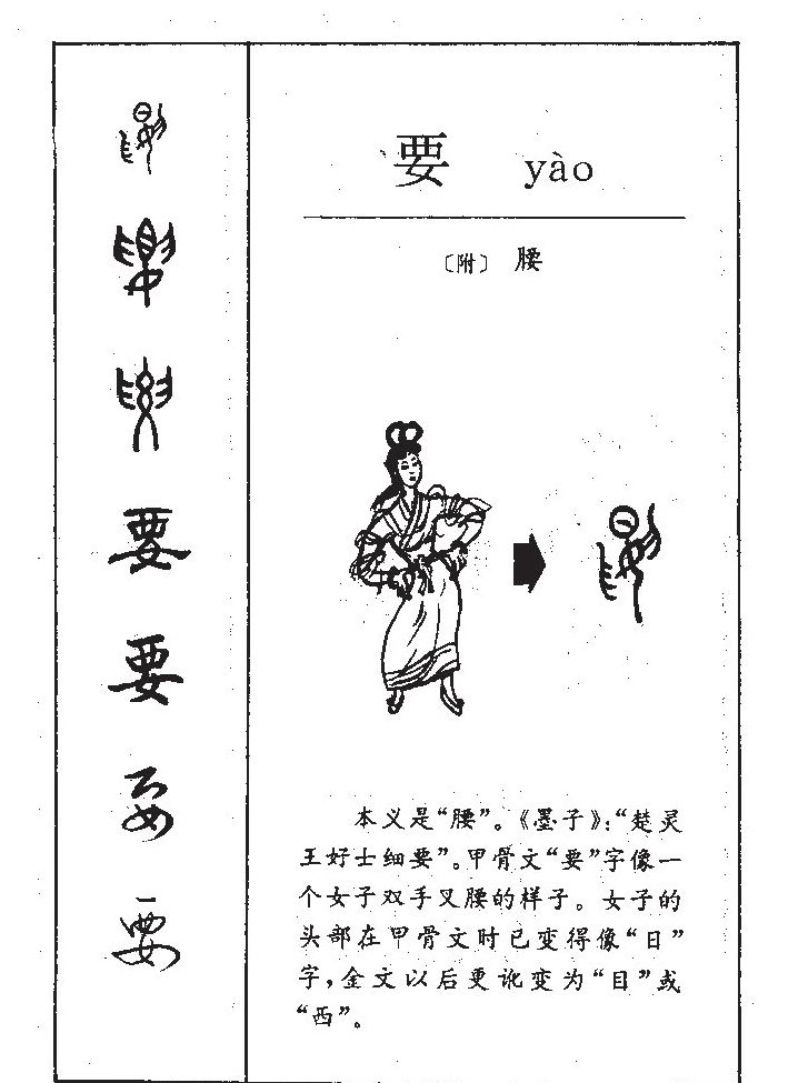要字字源字形