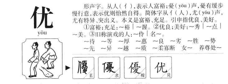 优字字源字形