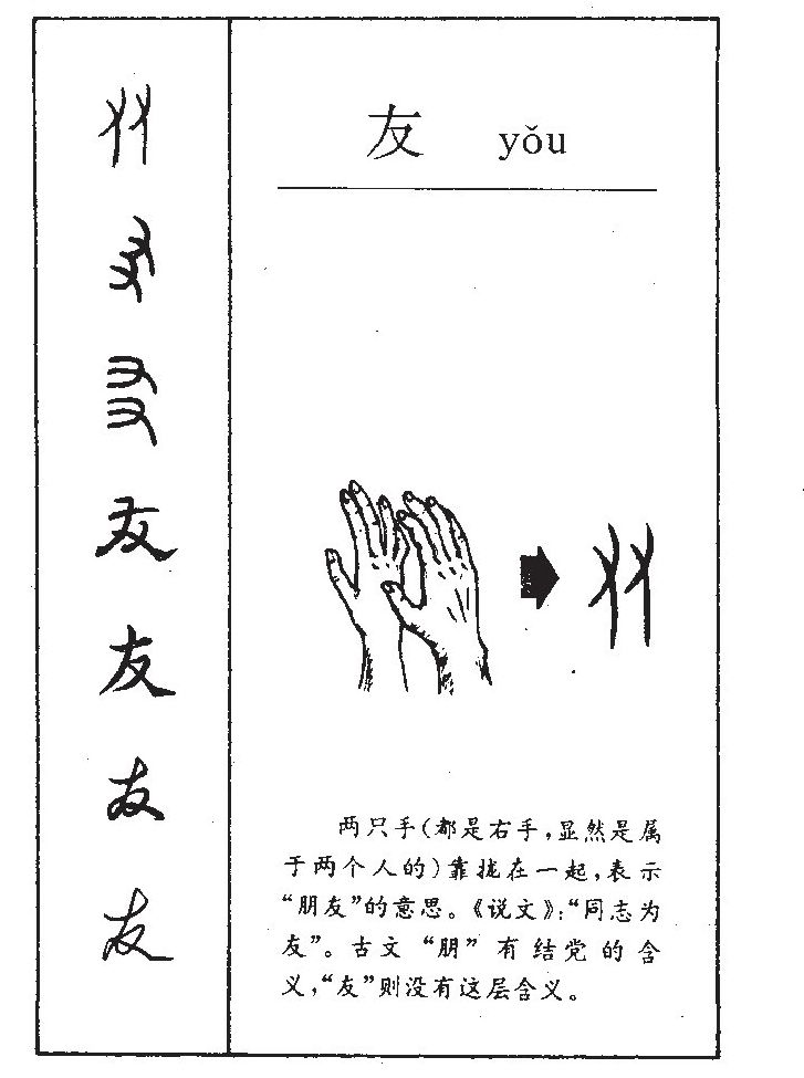 友字字源字形